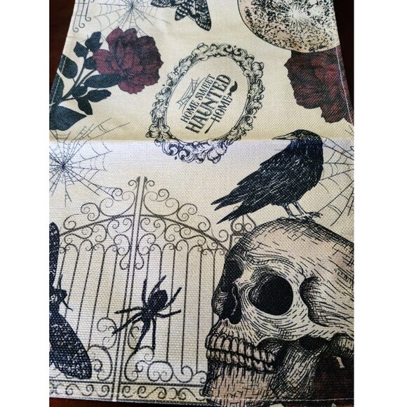Halloween Table Runner Decorative Cloth Haunted Decoration Holiday Home Decor - Picture 10 of 16